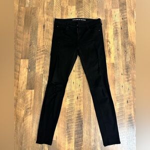 Articles Of Society Black Skinny Jeans with Holes- Size 29